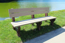 Polly Products Economizer Traditional Backed Bench