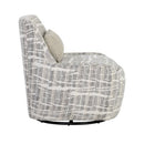 Sunpan Taira Swivel Lounge Chair - Shade Driftwood / Navarro Stone