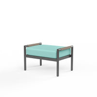 Sunset West Pietra Ottoman with Cushion