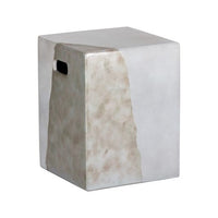 Sunpan Kyson End Table - Silver