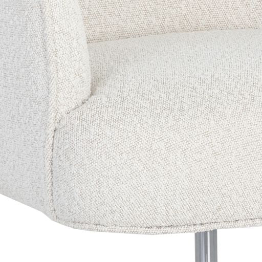 Sunpan Karina Office Chair Cornflower Blue Sky / Copenhagen White