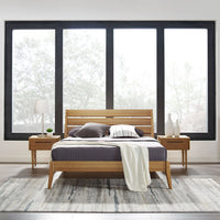 Greenington Sienna Eastern King Platform Bed, Caramelized