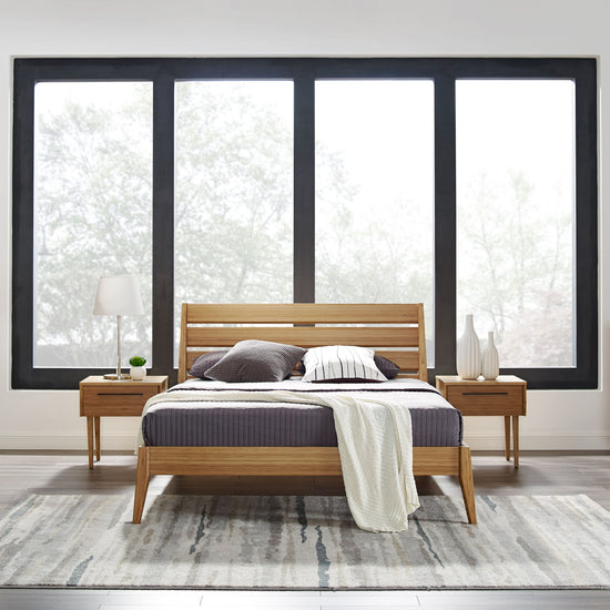 Greenington Sienna Eastern King Platform Bed, Caramelized