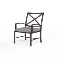 Sunset West La Jolla Aluminum Dining Chair with Cushion