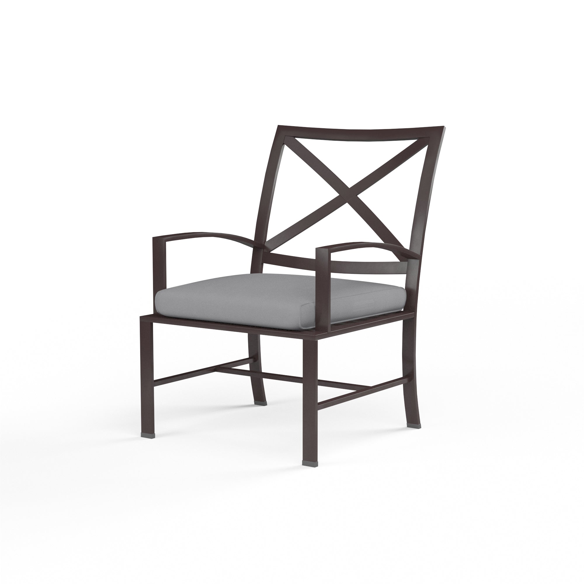 Sunset West La Jolla Aluminum Dining Chair with Cushion