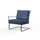 Sunset West Provence Wrought Iron Club Rocker with Cushion