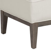 Sunpan Priscilla Bench - Linoso Ivory