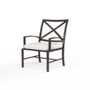Sunset West La Jolla Aluminum Dining Chair with Cushion