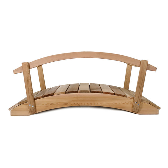 All Things Cedar 4' Garden Bridge & Side Rails