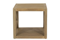 Sunset West X End Table in Coastal Teak