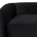 Sunpan Sammy Bench Black / Cream / Grey Sky