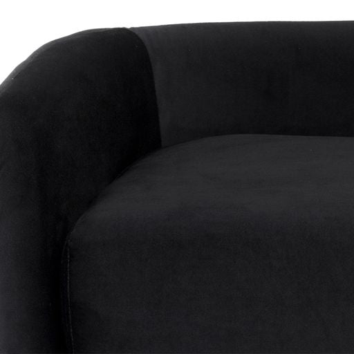 Sunpan Sammy Bench Black / Cream / Grey Sky