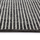 Sunpan Serene Hand-Woven Rug - Black/White 5' X 8' / 8' X 10' / 9' X 12'
