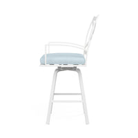 Sunset West Bristol Swivel Barstool with Cushion