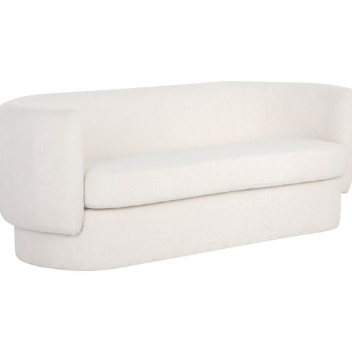 Sunpan Valence Sofa in Maya White