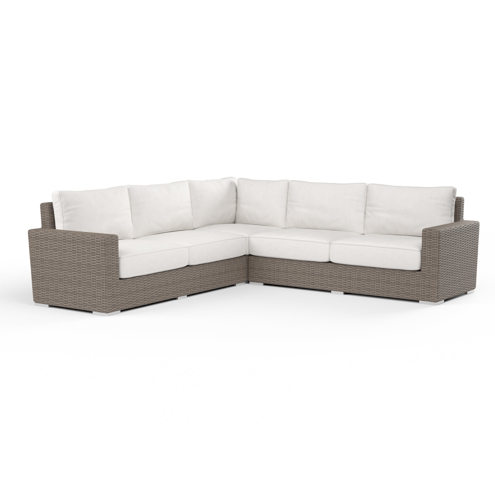 Sunset West Coronado Wicker Sectional With Cushions