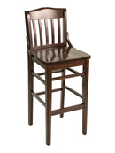 Florida Seating European 43.5" Beech Wood Barstool - FLS-02B