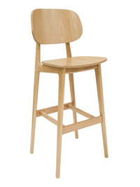 Florida Seating 43.25" European Beechwood Wood Barstool - FLS-22B
