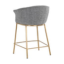 Sunpan Nadine Counter Stool Chacha Grey / Chacha Navy