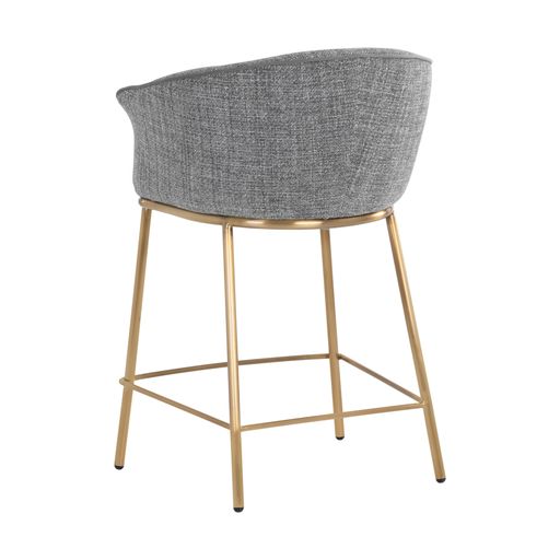 Sunpan Nadine Counter Stool Chacha Grey / Chacha Navy