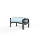 Sunset West Monterey Aluminum Ottoman with Cushion