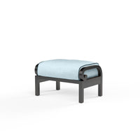 Sunset West Monterey Aluminum Ottoman with Cushion