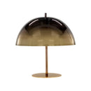 Sunpan Domina Table Lamp in Antique Brass-Black Ombre / Antique Silver