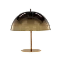 Sunpan Domina Table Lamp in Antique Brass-Black Ombre / Antique Silver