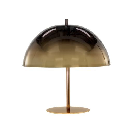 Sunpan Domina Table Lamp in Antique Brass-Black Ombre / Antique Silver