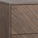 Sunpan Greyson Dresser in Smoke / Light Acacia