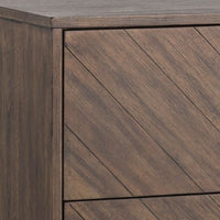 Sunpan Greyson Dresser in Smoke / Light Acacia