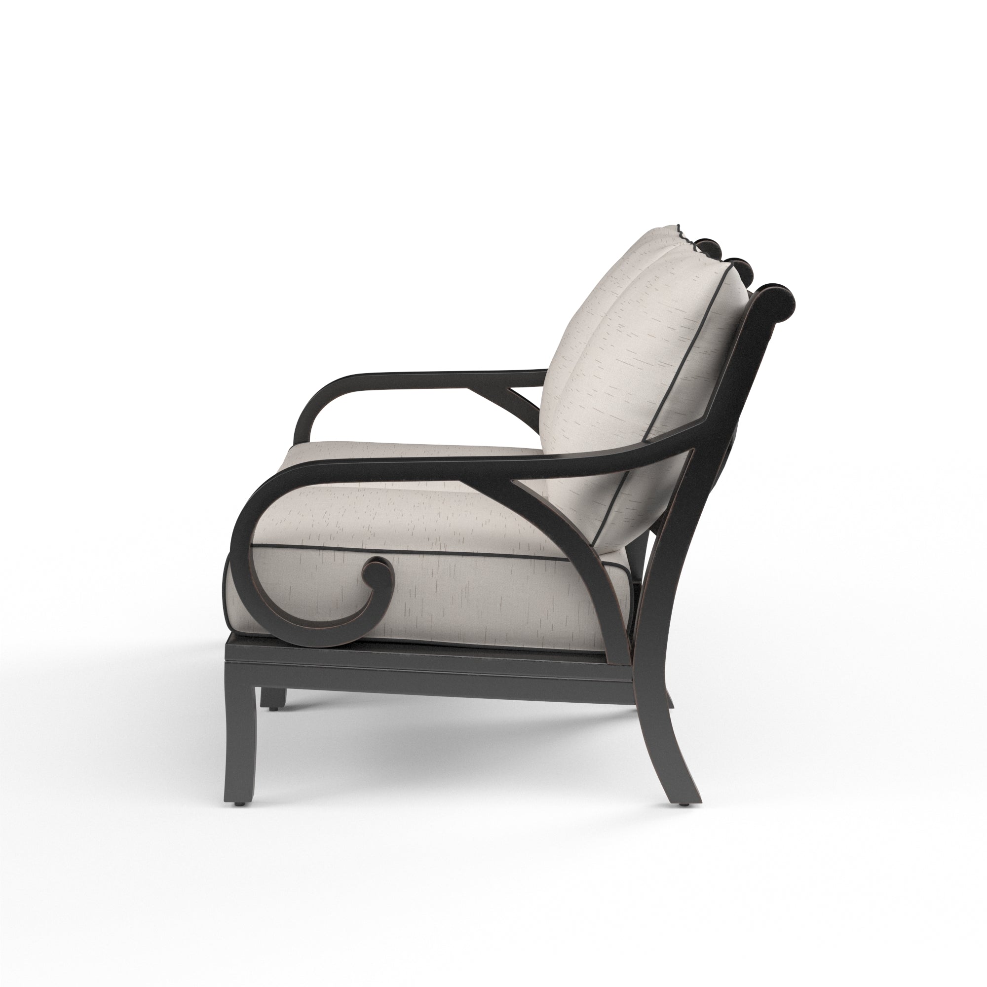 Sunset West Monterey Aluminum Loveseat with Cushion