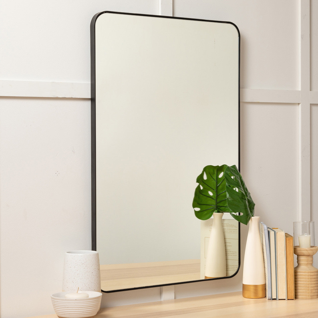 Cooper Classics Franco Black Metal Mirror