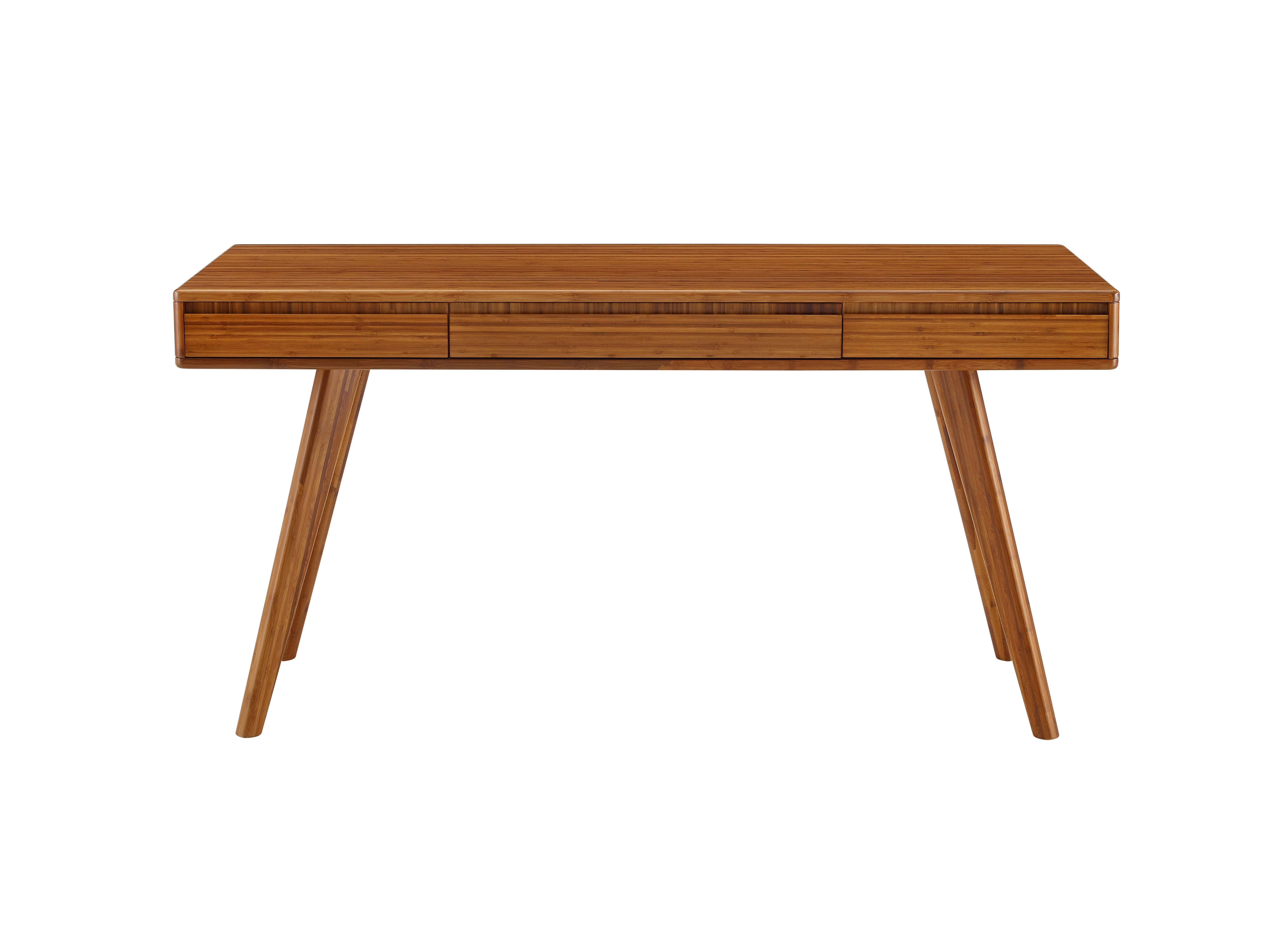 Greenington Currant Writing Desk, Amber / Black Walnut / Caramelized