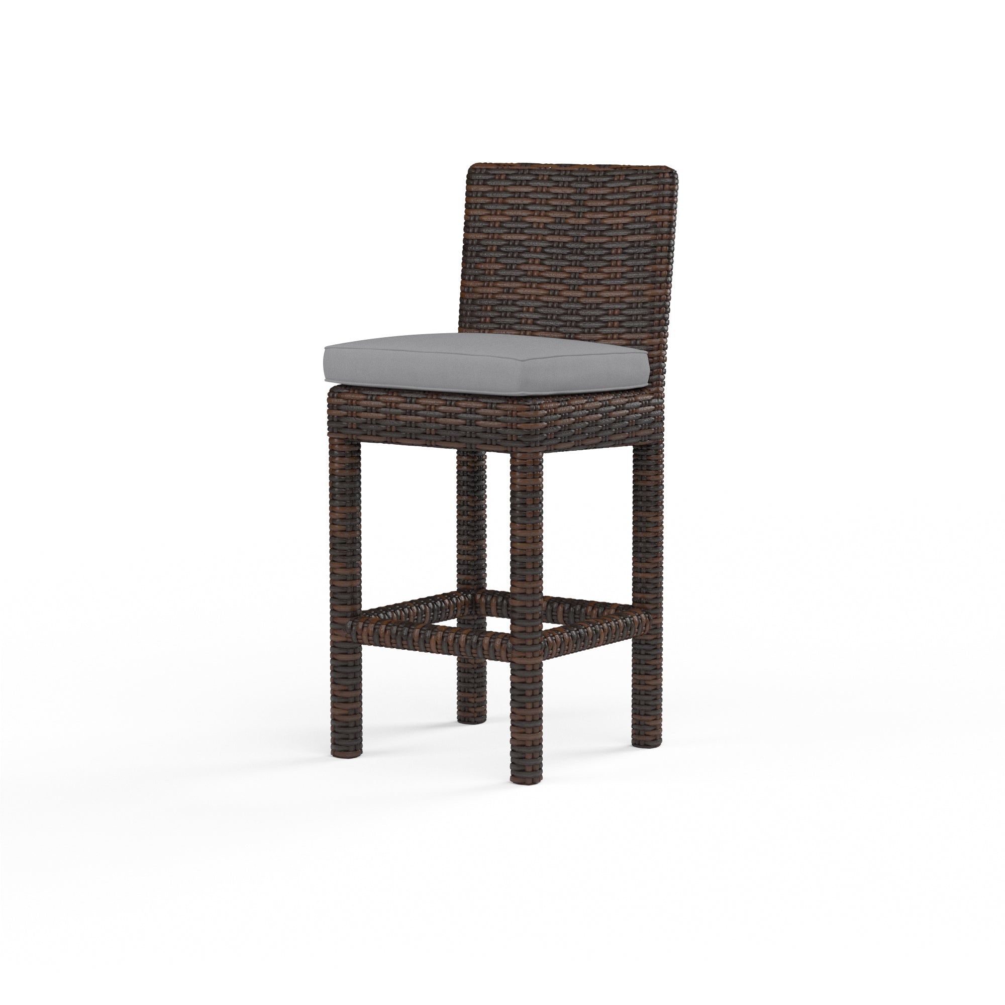Sunset West Montecito Wicker Barstool with Cushion