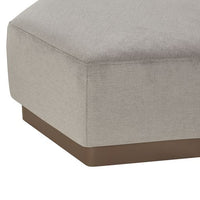 Sunpan Kelsey Ottoman - Polo Club Stone