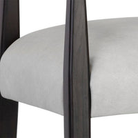 Sunpan Keagan Counter Stool in Brentwood Charcoal / Saloon Light Grey