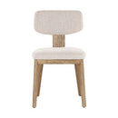 Sunpan Ricket Dining Chair Dark Brown - Dove Cream / Weathered Oak - Dove Cream