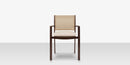 DecoScapes Fusion Aluminum Stackable Arm Dining Side Chair