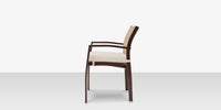 DecoScapes Fusion Aluminum Stackable Arm Dining Side Chair