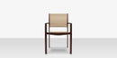 DecoScapes Fusion Aluminum Stackable Arm Dining Side Chair