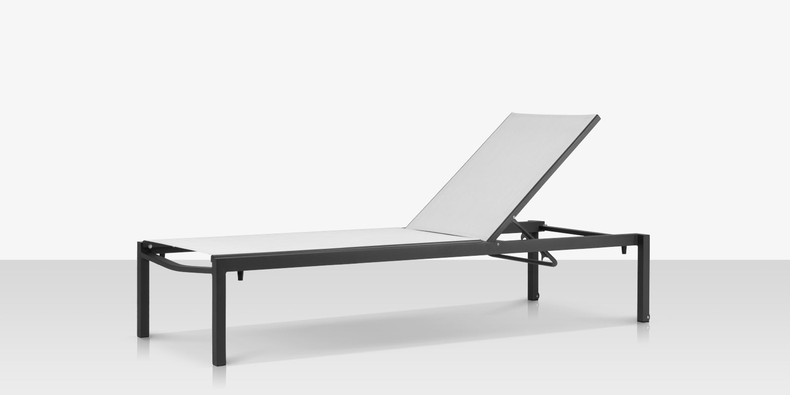 DecoScapes Fusion Aluminum Sling Armless Chaise Lounge