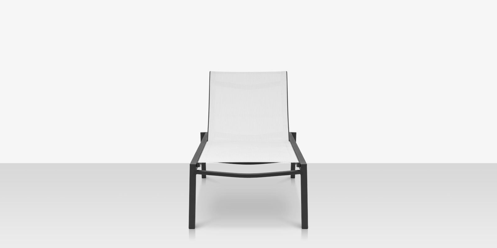 DecoScapes Fusion Aluminum Sling Armless Chaise Lounge