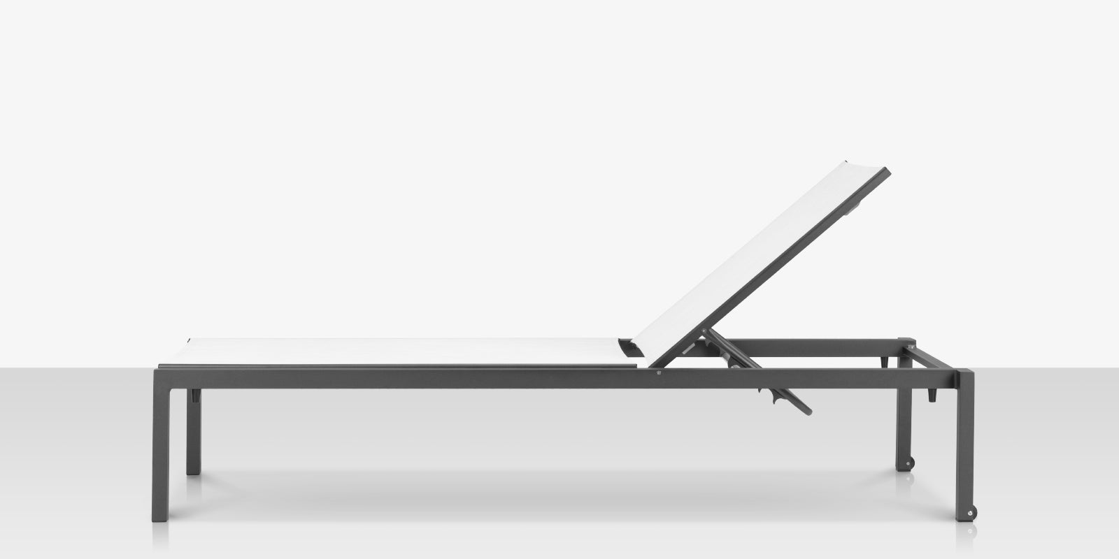 DecoScapes Fusion Aluminum Sling Armless Chaise Lounge