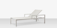 DecoScapes Fusion Aluminum Sling Chaise Lounge with Arms