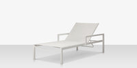 DecoScapes Fusion Aluminum Sling Chaise Lounge with Arms