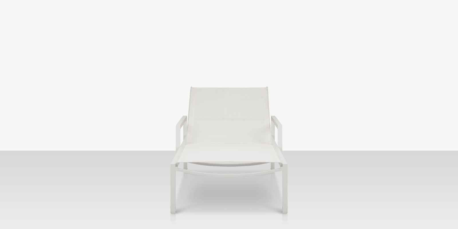 DecoScapes Fusion Aluminum Sling Chaise Lounge with Arms