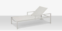 DecoScapes Fusion Aluminum Sling Chaise Lounge with Arms