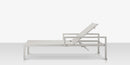 DecoScapes Fusion Aluminum Sling Chaise Lounge with Arms