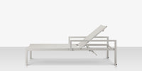 DecoScapes Fusion Aluminum Sling Chaise Lounge with Arms